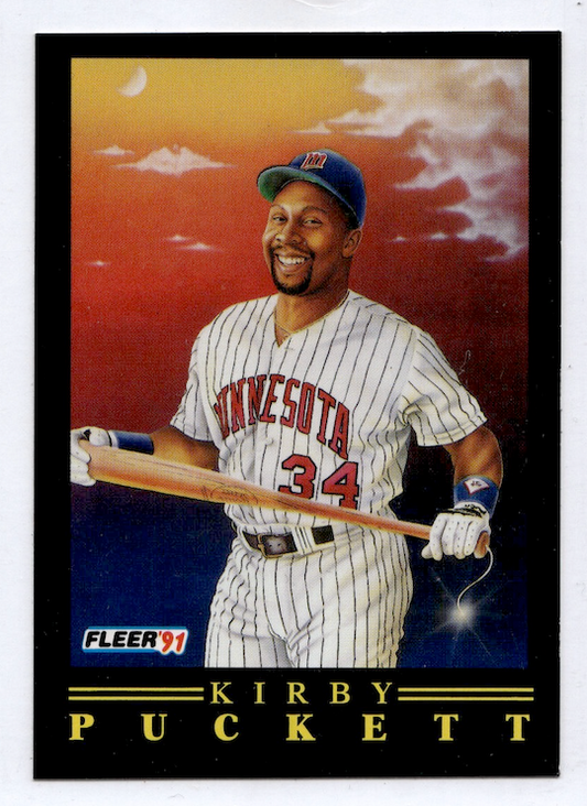 1991 Fleer Pro-Visions #1 Kirby Puckett (Minnesota Twins)