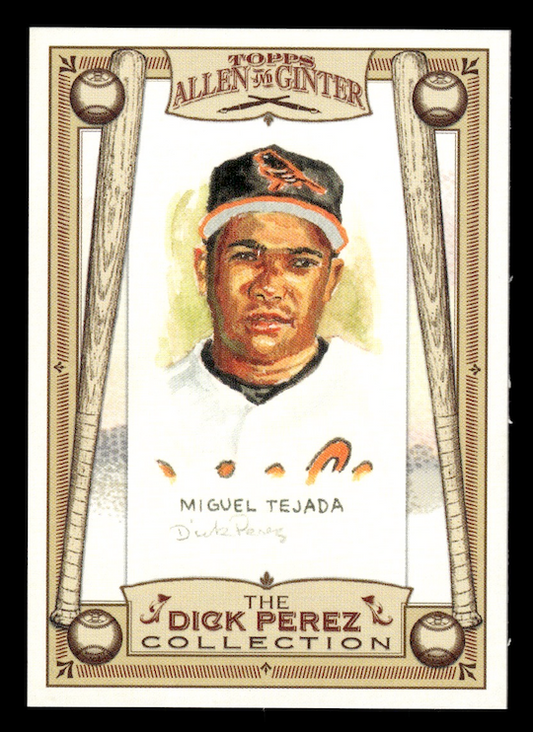 2006 Topps Allen and Ginter Dick Perez #3 Miguel Tejada (Baltimore Orioles)