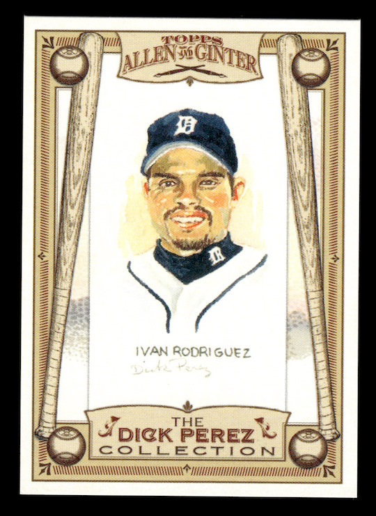 2006 Topps Allen and Ginter Dick Perez #10 Ivan Rodriguez (Detroit Tigers)