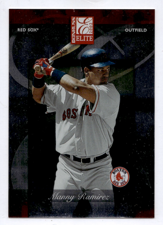 2002 Donruss Elite #50 Manny Ramirez (Boston Red Sox)