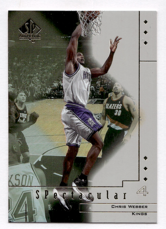 2000-01 SP Authentic Spectacular #SP2 Chris Webber (Sacramento Kings)