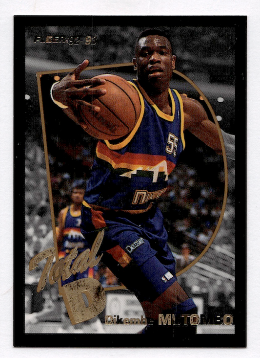 1992-93 Fleer Total D #12 Dikembe Mutombo (Denver Nuggets)