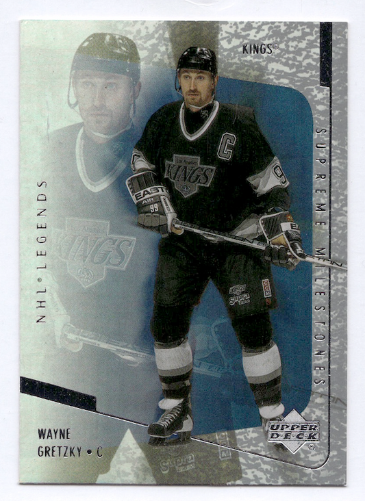 2000-01 Upper Deck Legends Supreme Milestones #SM1 Wayne Gretzky (Kings)