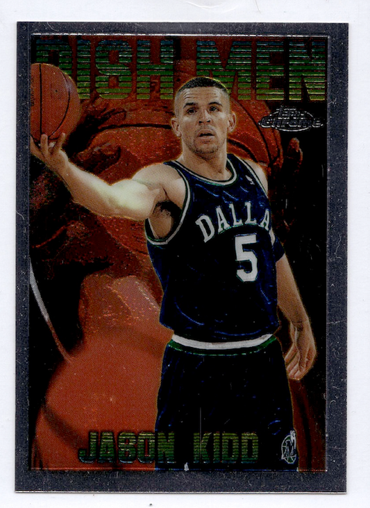 1996-97 Topps Chrome - Season's Best Dish Men Jason Kidd #12 (Mavericks)