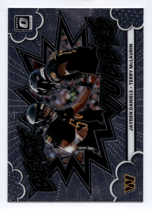 2025 Panini Donruss Optic - Best Tuddys Terry McLaurin, Jayden Daniels #11