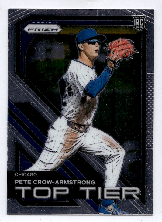 2024 Panini Prizm Top Tier #17 Pete Crow-Armstrong Rookie (Chicago Cubs)