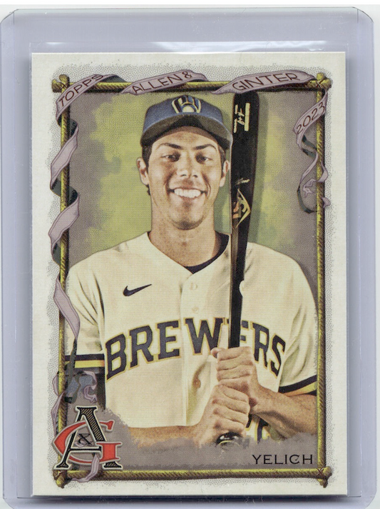 2023 Topps Allen and Ginter #10 Christian Yelich (Milwaukee Brewers)