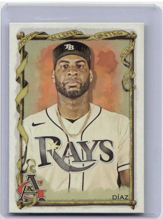 2023 Topps Allen and Ginter #210 Yandy Diaz (Tampa Bay Rays)