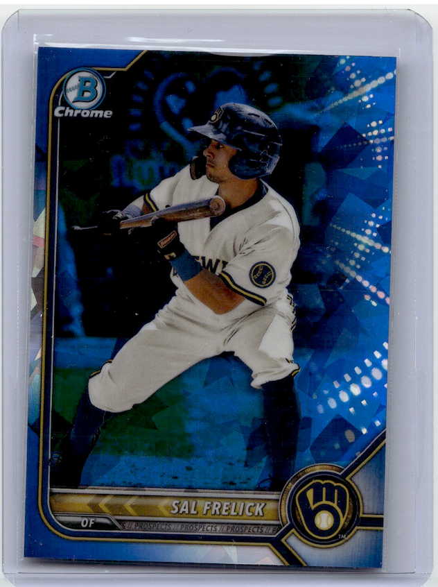 2022 Bowman Chrome Sapphire Prospects #BCP250 Sal Frelick (Milwaukee Brewers)