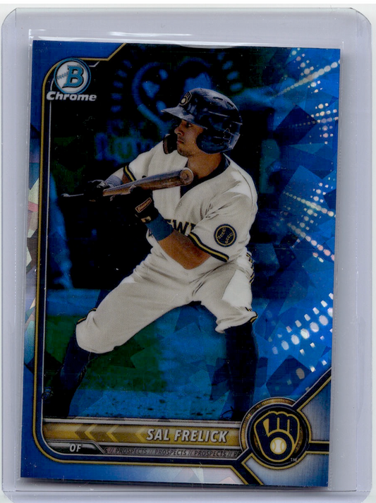 2022 Bowman Chrome Sapphire Prospects #BCP250 Sal Frelick (Milwaukee Brewers)