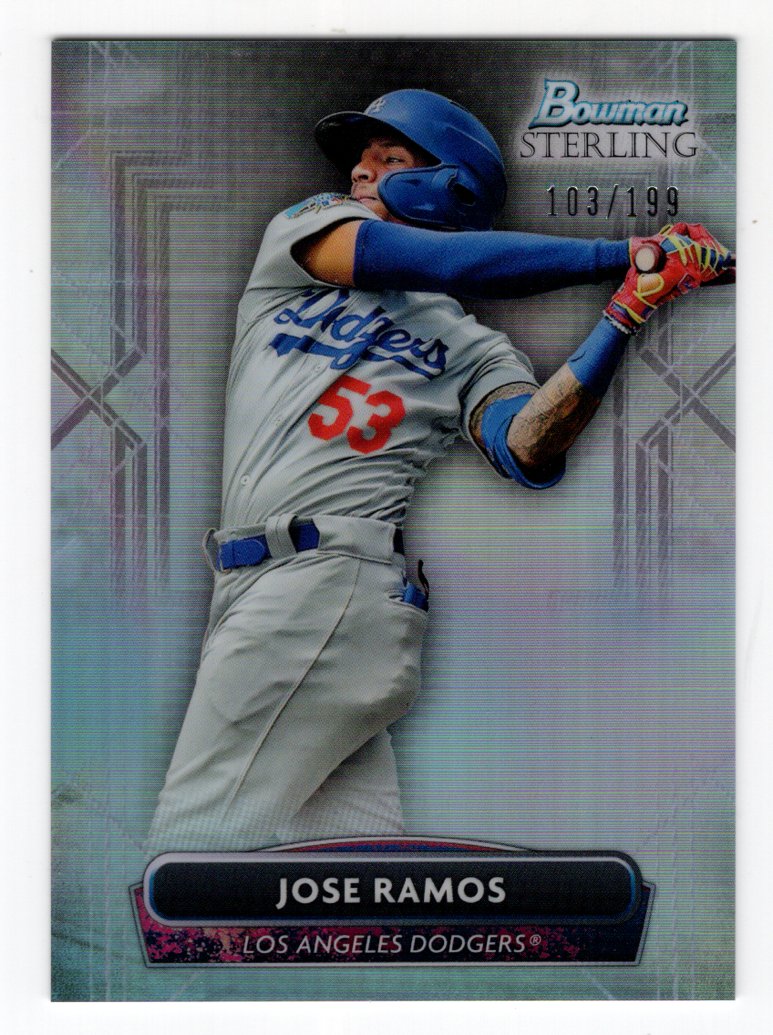 2022 Bowman Sterling BSP-91 Jose Ramos Prospect Refractor #'d /199 (Dodgers)
