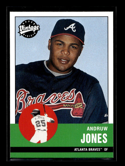 2001 Upper Deck Vintage #183 Andruw Jones (Atlanta Braves)