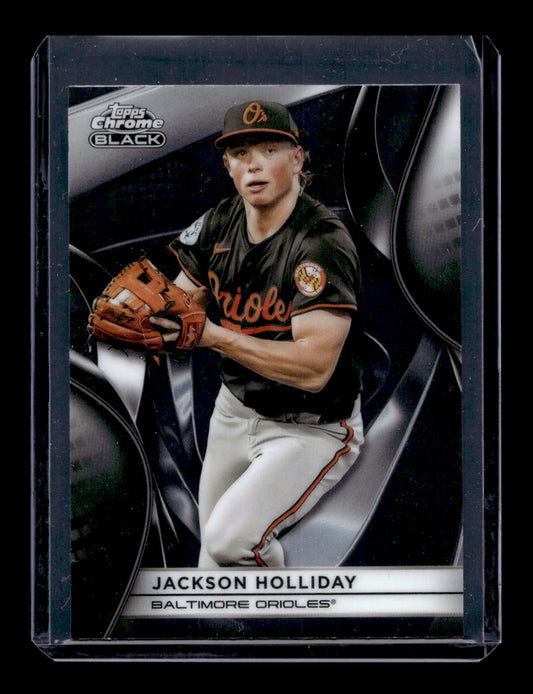 2025 Topps Chrome Black #43 Jackson Holliday (Baltimore Orioles)