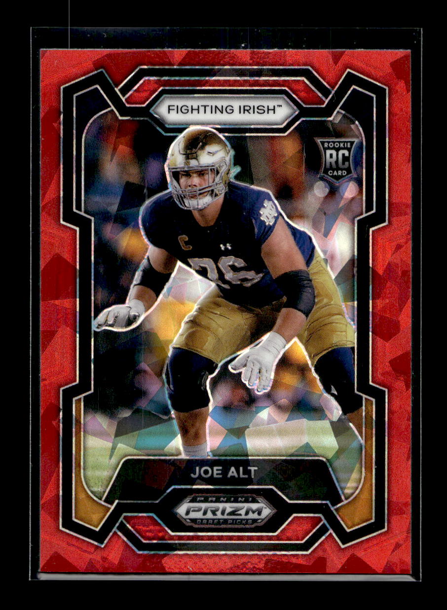 2024 Panini Prizm Draft Picks Prizms Red Ice Rookie #110 Joe Alt