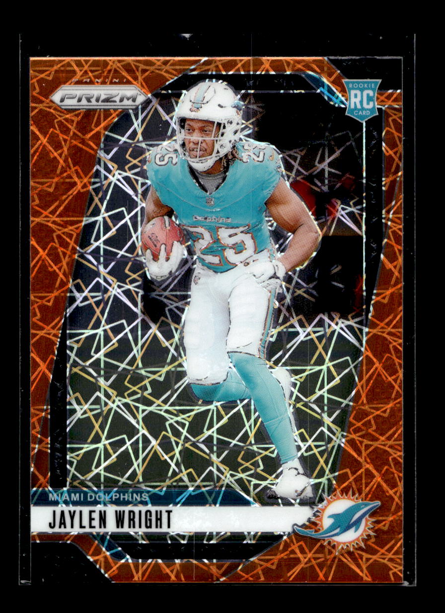 2024 Panini Prizm Prizms Lazer #348 Jaylen Wright (Miami Dolphins)