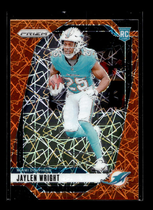 2024 Panini Prizm Prizms Lazer #348 Jaylen Wright (Miami Dolphins)
