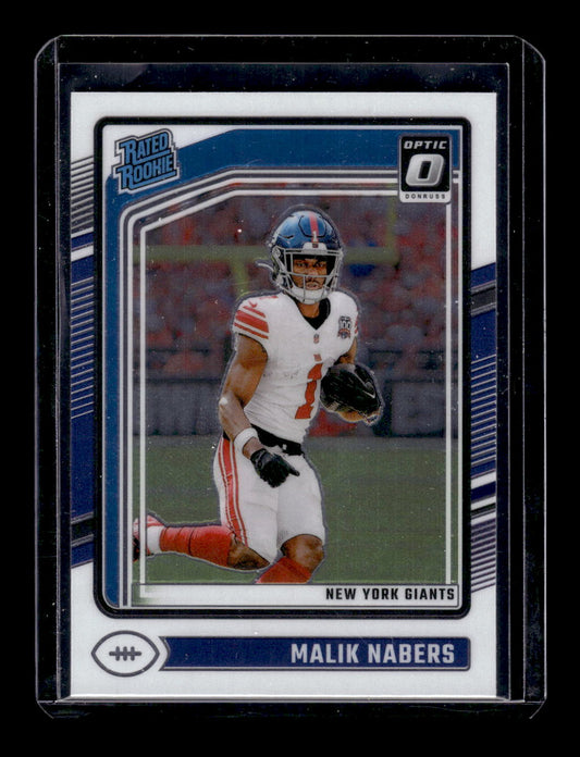 2024 Donruss Optic Malik Nabers Rookie #271 (New York Giants)