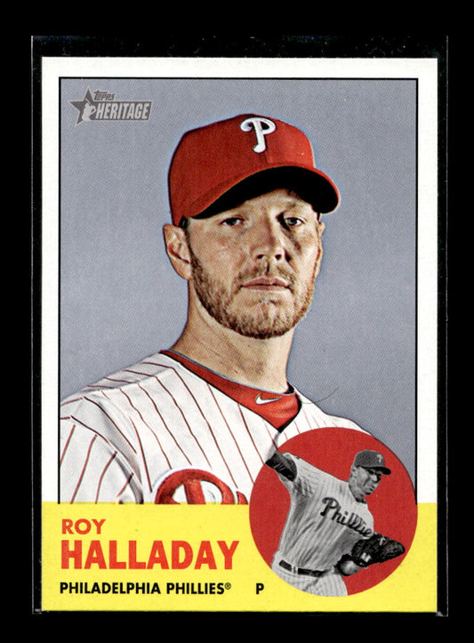 2012 Topps Heritage #91A Roy Halladay (Philadelphia Phillies)