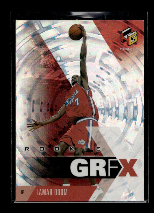 1999-00 Upper Deck HoloGrFX #62 Lamar Odom Rookie  (Los Angeles Clippers)