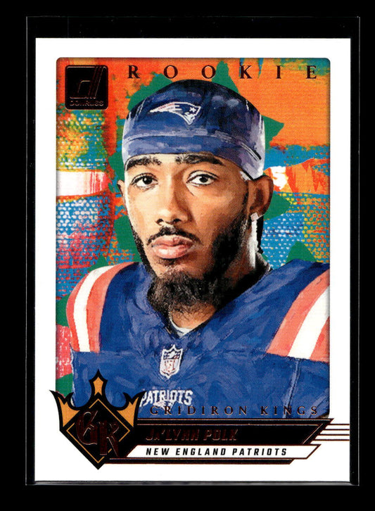 2024 Donruss Rookie Gridiron Kings #16 Ja'Lynn Polk (New England Patriots)
