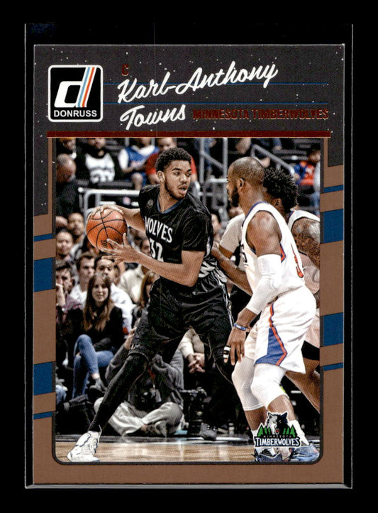 2016-17 Donruss #128 Karl-Anthony Towns (Minnesota Timberwolves)