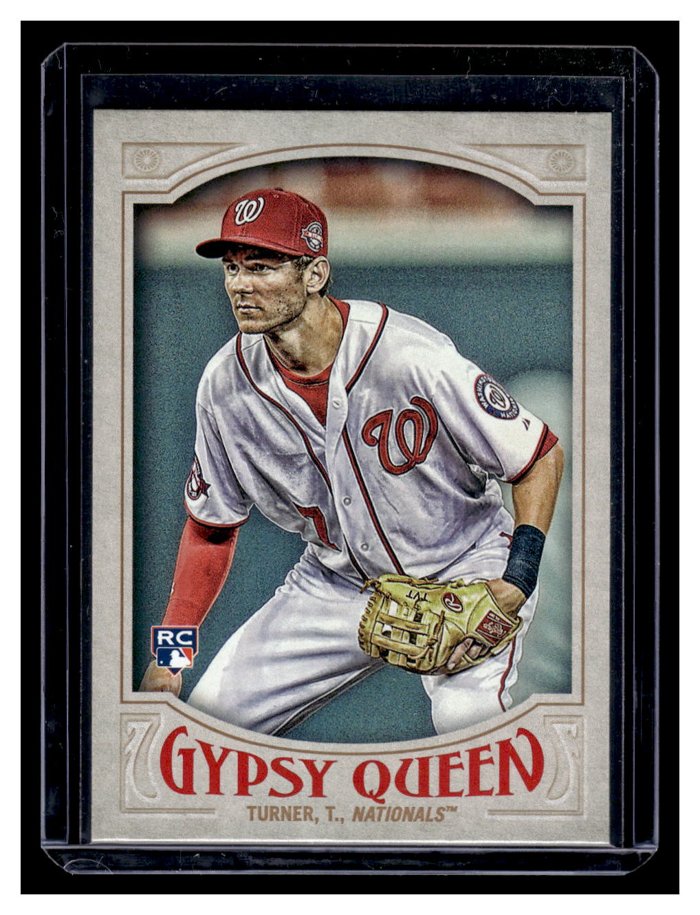 2016 Topps Gypsy Queen #64 Trea Turner Rookie RC (Washington Nationals)