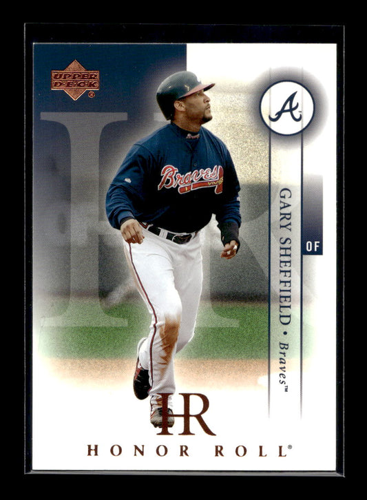 2003 Upper Deck Honor Roll #62 Gary Sheffield (Atlanta Braves)
