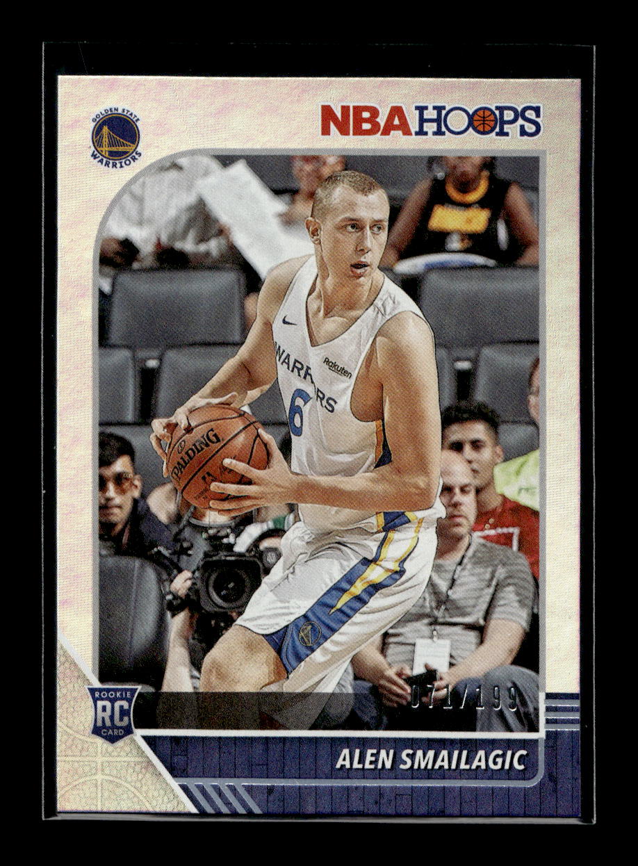 2019-20 Hoops Silver #247 Alen Smailagic Rookie #'d /199 (Golden State Warriors)
