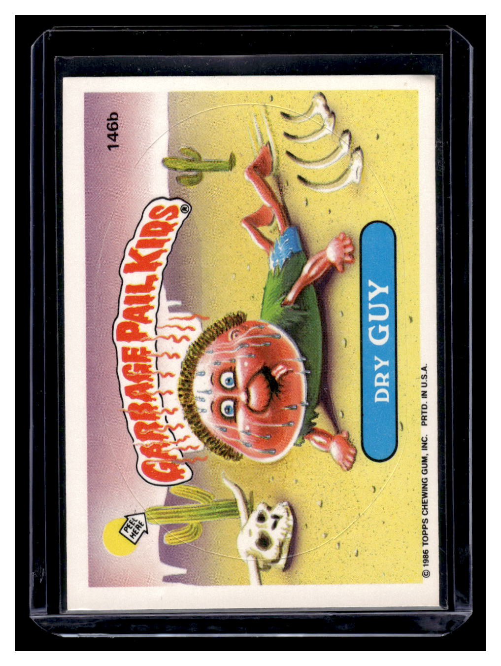 1986 Topps Garbage Pail Kids Series 4 Dry Guy 146b