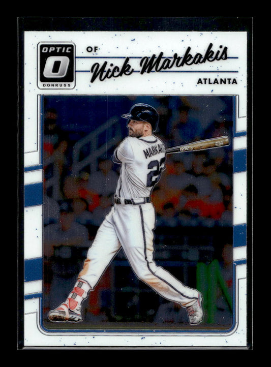 2017 Donruss Optic #71 Nick Markakis (Atlanta Braves)