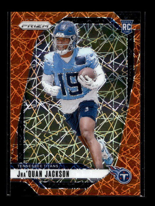 2024 Panini Prizm Prizms Lazer #352 Jha'Quan Jackson (Tennessee Titans)