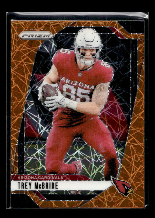 2024 Panini Prizm Prizms Lazer #4 Trey McBride (Arizona Cardinals)