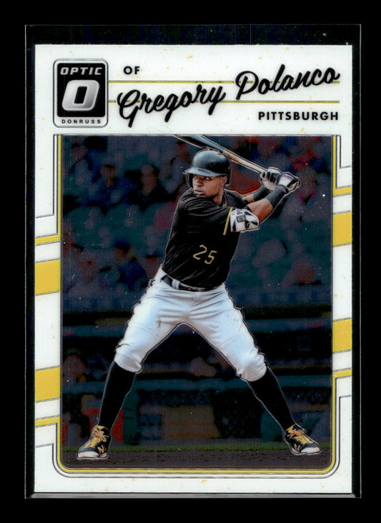 2017 Donruss Optic #129 Gregory Polanco (Pittsburgh Pirates)
