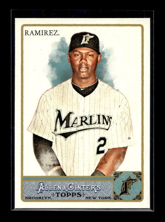 2011 Topps Allen and Ginter #30 Hanley Ramirez (Florida Marlins)