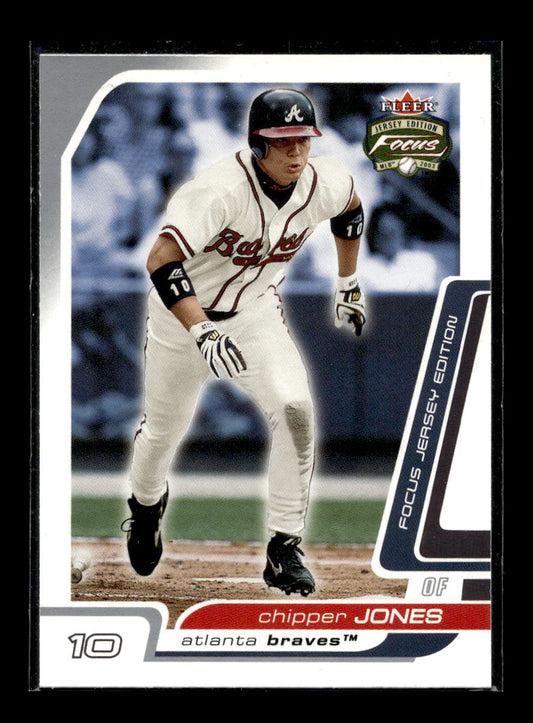 2003 Fleer Focus JE #26 Chipper Jones (Atlanta Braves)