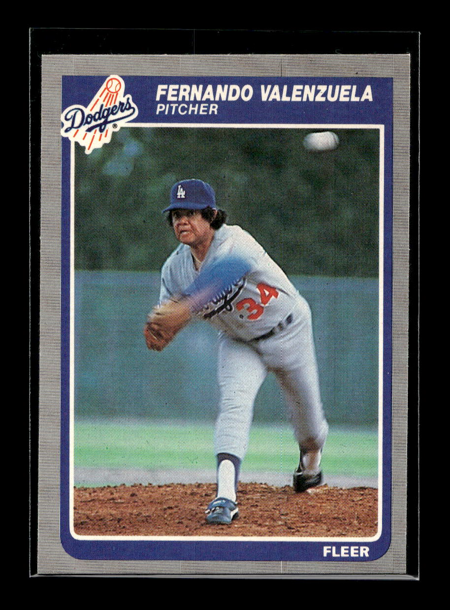 985 Fleer #387 Fernando Valenzuela (Los Angeles Dodgers)