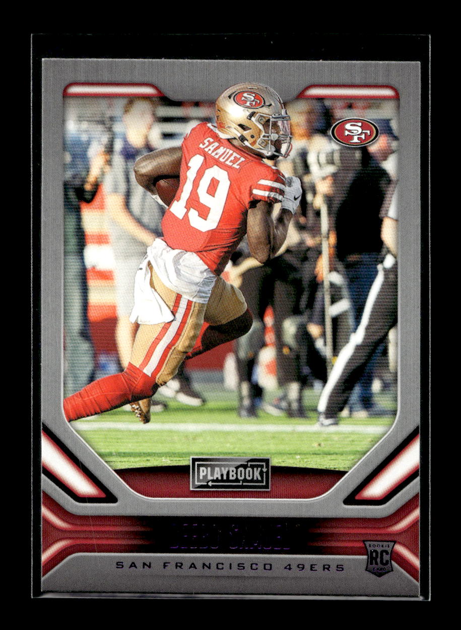 2019 Panini Playbook #117 Deebo Samuel Rookie (San Francisco 49ers)