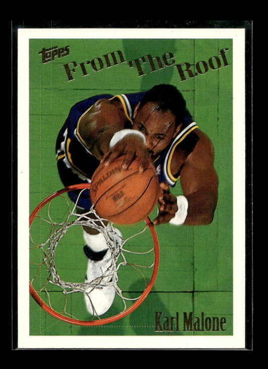 1994-95 Topps #280 Karl Malone "From the Roof" (Utah Jazz)
