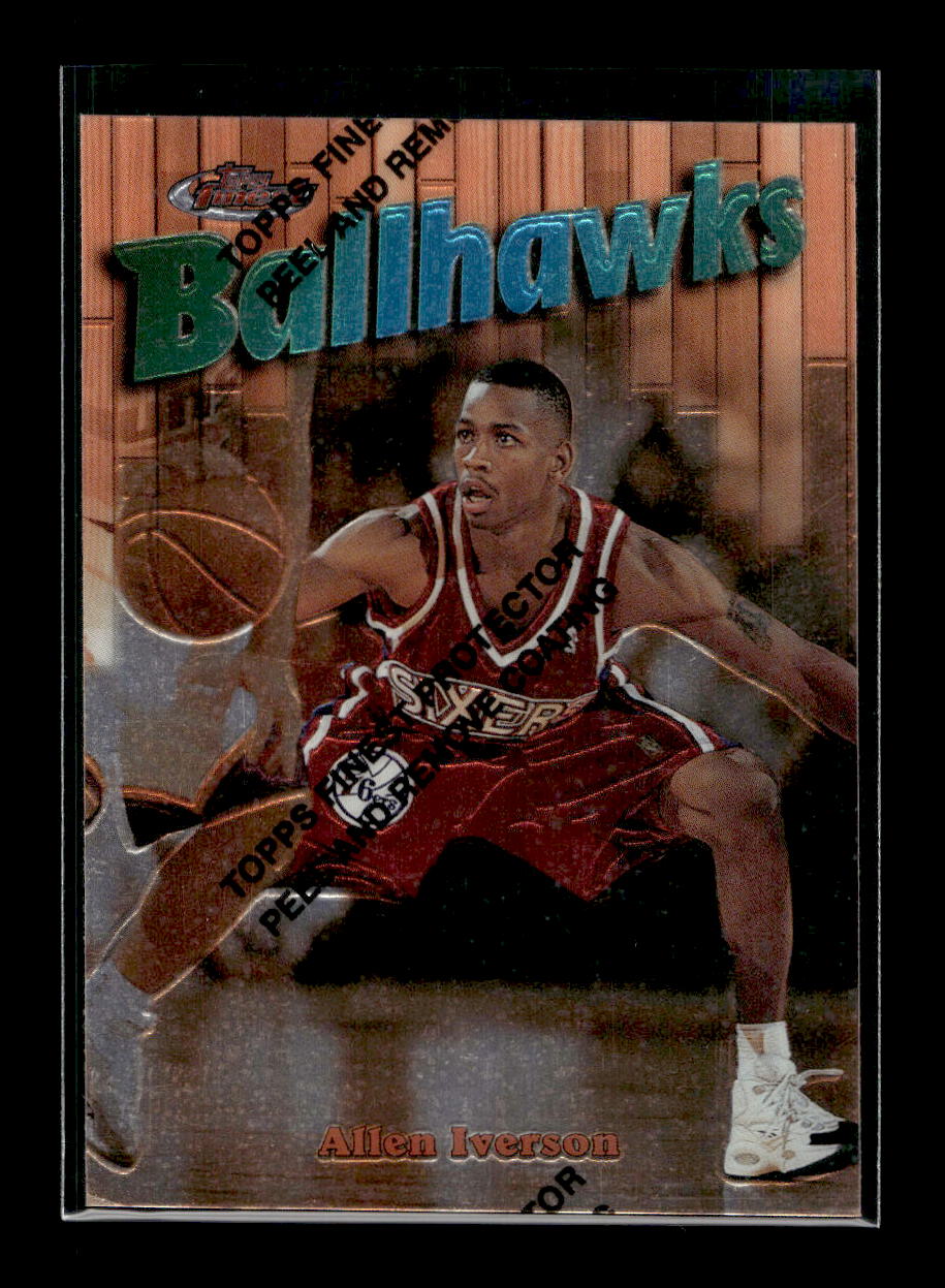 1997-98 Finest #57 Allen Iverson "Ballhawks" (Philadelphia 76ers)