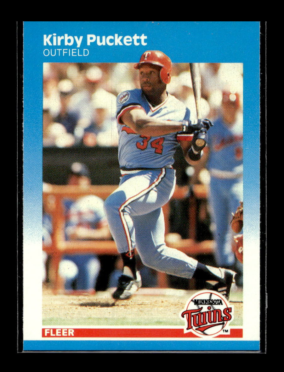 1987 Fleer #549 Kirby Puckett (Minnesota Twins)
