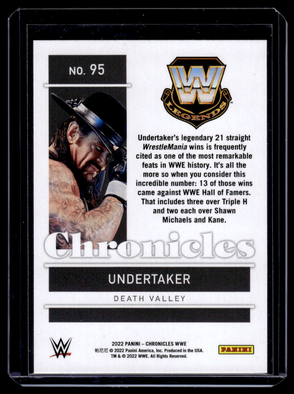 2022 Panini Chronicles WWE Undertaker #95