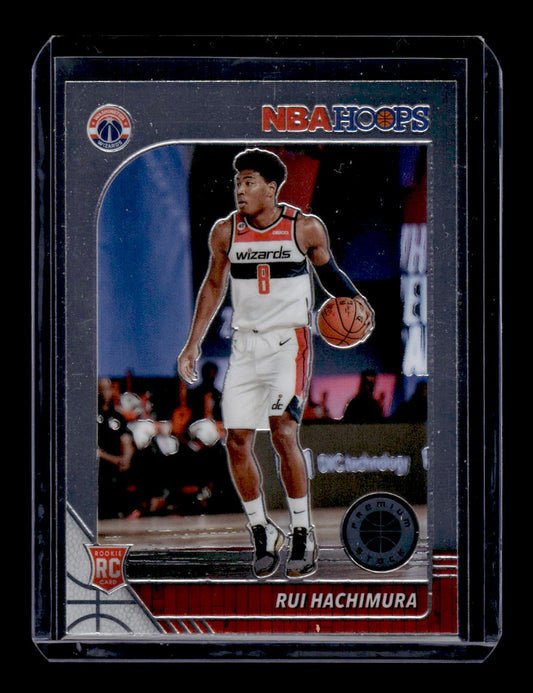 2019-20 NBA Hoops "Premium Stock" #206 Rui Hachimura RC Rookie (Washington Wizards)