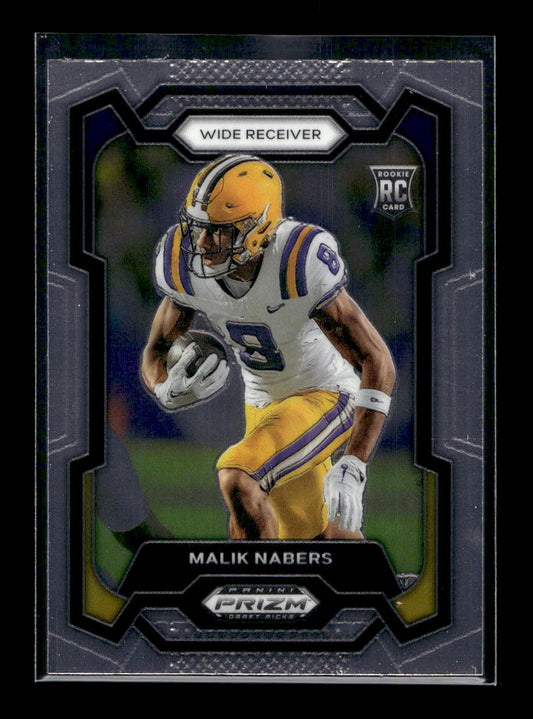 2024 Panini Prizm Draft Picks #109 Malik Nabers (New York Giants)