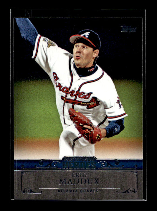 2013 Topps Update Postseason Heroes Chrome #PH5 Greg Maddux (Braves)