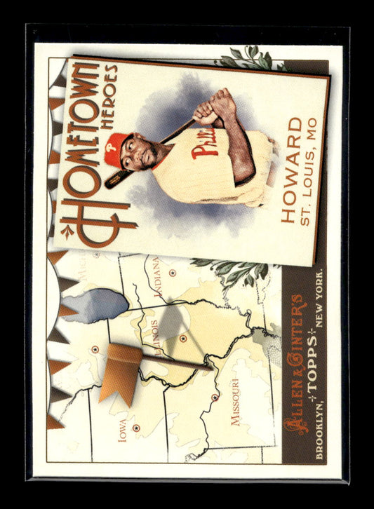 2011 Topps Allen and Ginter Hometown Heroes #HH90 Ryan Howard (Philadelphia Phillies)