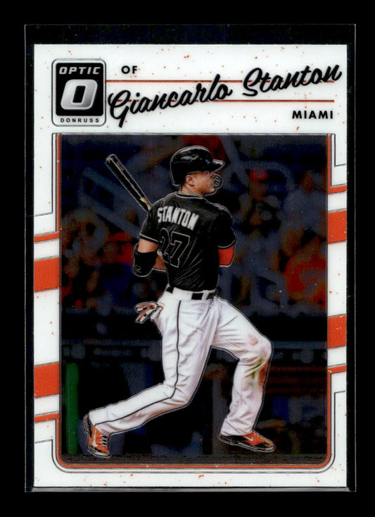 2017 Donruss Optic #113 Giancarlo Stanton (Miami Marlins)