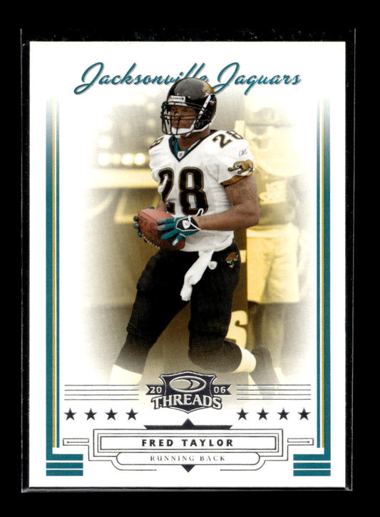 2006 Donruss Threads #18 Fred Taylor (Jacksonville Jaguars)