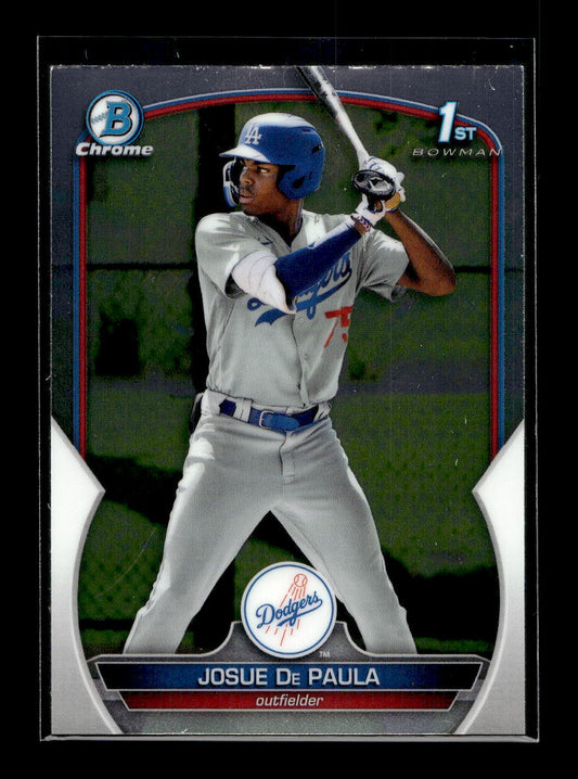 2023 Bowman Chrome Mega Box Prospects #BCP111 Josue De Paula (Los Angeles Dodgers)