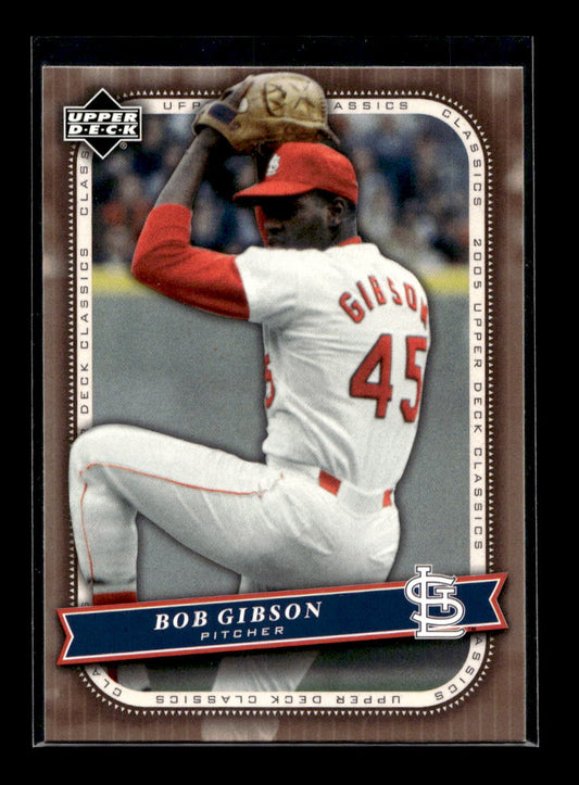 2005 Upper Deck Classics #10 Bob Gibson (St. Louis Cardinals)