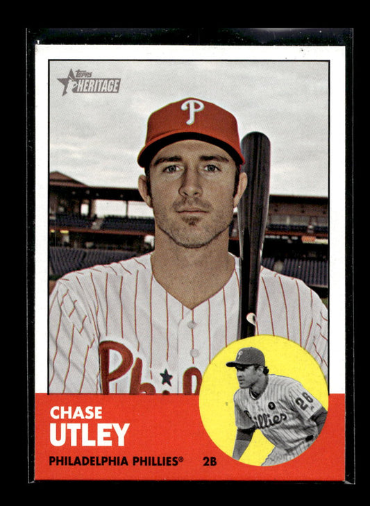 2012 Topps Heritage #221A Chase Utley (Philadelphia Phillies)